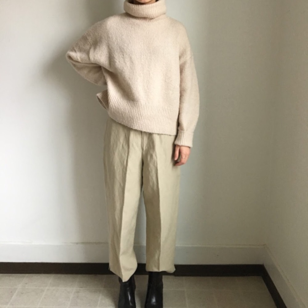 silk/linen pants